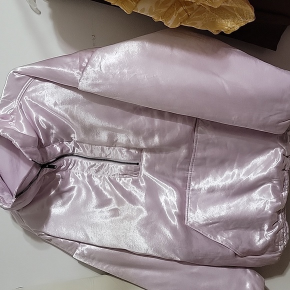 Nwdft Free People Movement Shine Bright Pullover Puffer Jacket Coat Satin Sheen - Picture 2 of 13